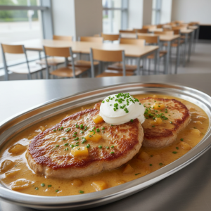 Escalope de veau normande - Recette restauration collective