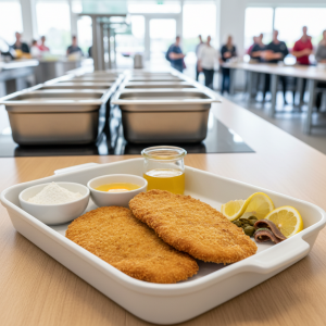 Escalope de veau viennoise - Recette restauration collective