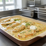 Escalopes de dinde à la crème - Recette restauration collective