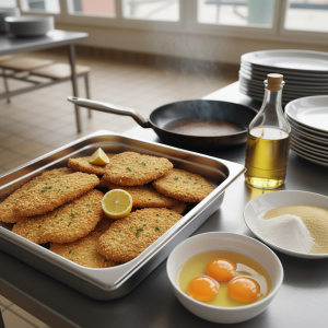 Escalopes de dinde panées - Recette restauration collective