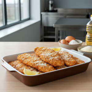 Escalopes de poulet milanaise - Recette restauration collective