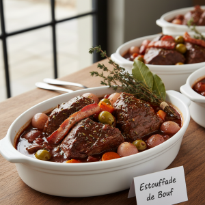 Estouffade de bœuf - Recette restauration collective