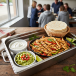 Fajitas de poulet - Recette restauration collective