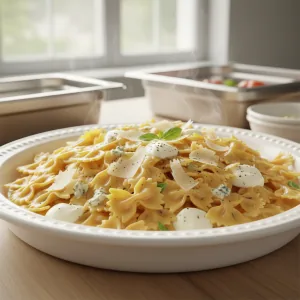 Farfalle aux trois fromages - Recette restauration collective