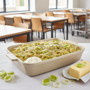 Fondue de poireaux au beurre - Recette restauration collective