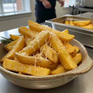 Frites au parmesan - Recette restauration collective