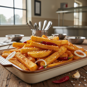Frites cajun - Recette restauration collective