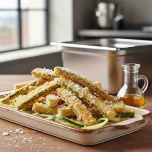 Frites de courgettes - Recette restauration collective