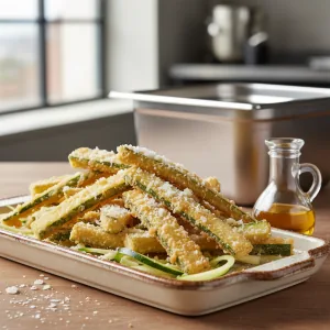 Frites de courgettes - Recette restauration collective