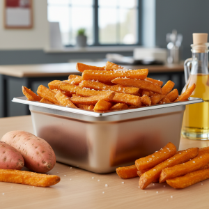 Frites de patates douces - Recette restauration collective