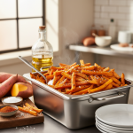 Frites de patates douces au paprika fumé - Recette restauration collective