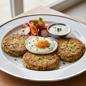 Galettes de pois cassés et légumes - Recette restauration collective