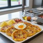 Galettes de pommes de terre au lard - Recette restauration collective