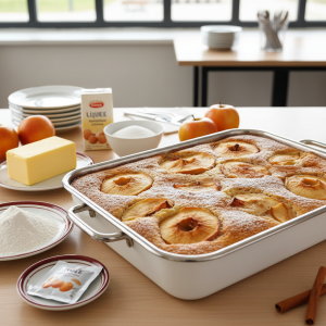 Gâteau aux pommes - Recette restauration collective