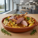 Gigot d'agneau boulangère - Recette restauration collective