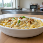 Gnocchis à la crème de gorgonzola - Recette restauration collective