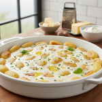 Gnocchis à la crème fraîche - Recette restauration collective