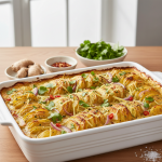 Gratin au curry et lait de coco - Recette restauration collective