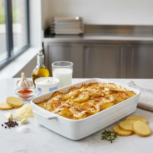 Gratin au paprika fumé - Recette restauration collective