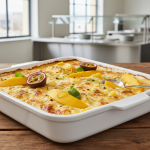 Gratin de fruits exotiques - Recette restauration collective