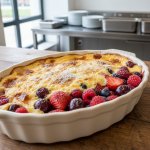 Gratin de fruits rouges - Recette restauration collective