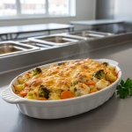 Gratin de légumes mélangés - Recette restauration collective