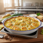 Gratin de pommes de terre et poireaux - Recette restauration collective