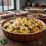 Gratin forestier aux cèpes - Recette restauration collective