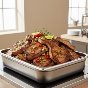 Grillades de porc créoles - Recette restauration collective