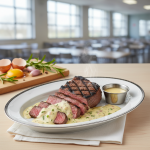 Hampe grillée sauce béarnaise - Recette restauration collective