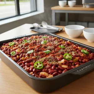 Haricots rouges à la mexicaine épicés - Recette restauration collective