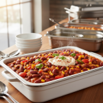 Haricots rouges chili style végétarien - Recette restauration collective