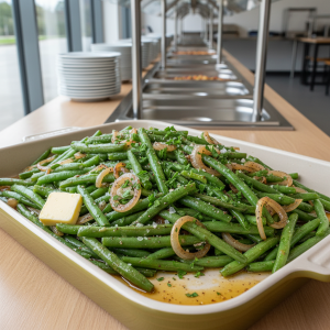 Haricots verts à la française - Recette restauration collective