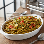 Haricots verts au curry indien - Recette restauration collective