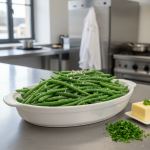 Haricots verts persillés - Recette restauration collective