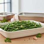 Haricots verts sautés à l'ail et persil - Recette restauration collective