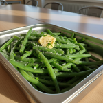 Haricots verts sautés au beurre - Recette restauration collective