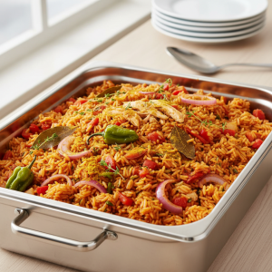 Jollof Rice (Afrique de l'Ouest) - Recette restauration collective