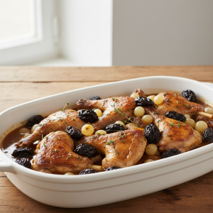 Lapin aux pruneaux - Recette restauration collective