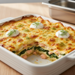 Lasagnes au saumon et épinards - Recette restauration collective