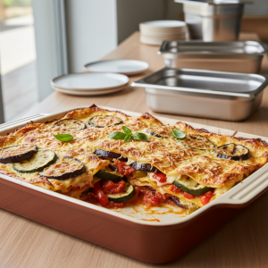 Lasagnes aux légumes - Recette restauration collective