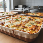 Lasagnes aux quatre fromages - Recette restauration collective