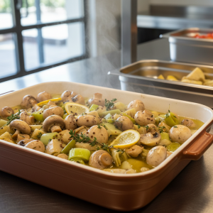 Légumes à la grecque - Recette restauration collective