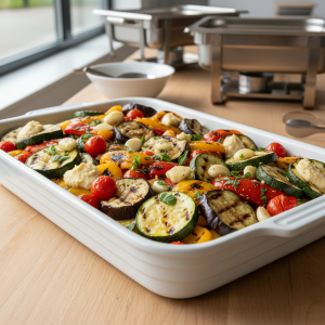 Légumes estivaux grillés - Recette restauration collective