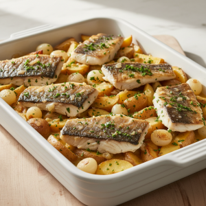 Lieu noir à la bretonne - Recette restauration collective