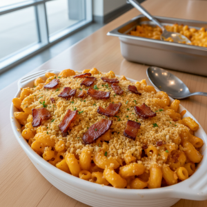 Mac & Cheese au bacon - Recette restauration collective