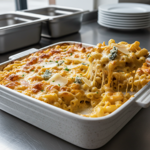 Mac & Cheese aux quatre fromages - Recette restauration collective