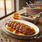 Magret de canard à l'orange - Recette restauration collective