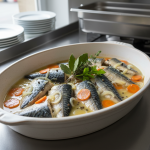 Maquereaux au vin blanc - Recette restauration collective