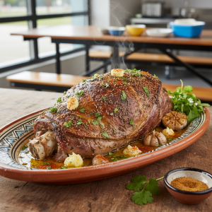 Méchoui d'agneau (épaule) - Recette restauration collective